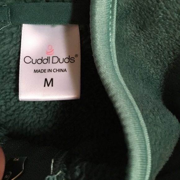 Cuddl duds 1/4 Zip Fleece Pullover NWOT MEDIUM - Picture 2 of 2